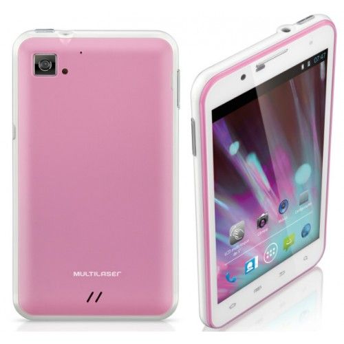 Tablet Multilaser Agata Pink c/ Android 4.0, Tela 5´ Wi-Fi