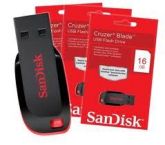 Pen Drive 16GB + 2GB de Backup On Line - Sandisk Cruzer Blad