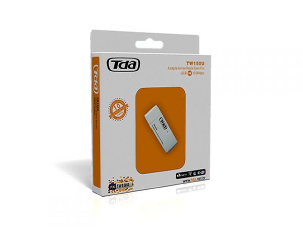 ADAPTADOR WIRELESS USB 2,4GHZ 150MBPS TW150U TDA