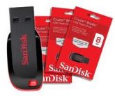 Pen Drive 8GB + 2GB de Backup On Line - Sandisk Cruzer Blade